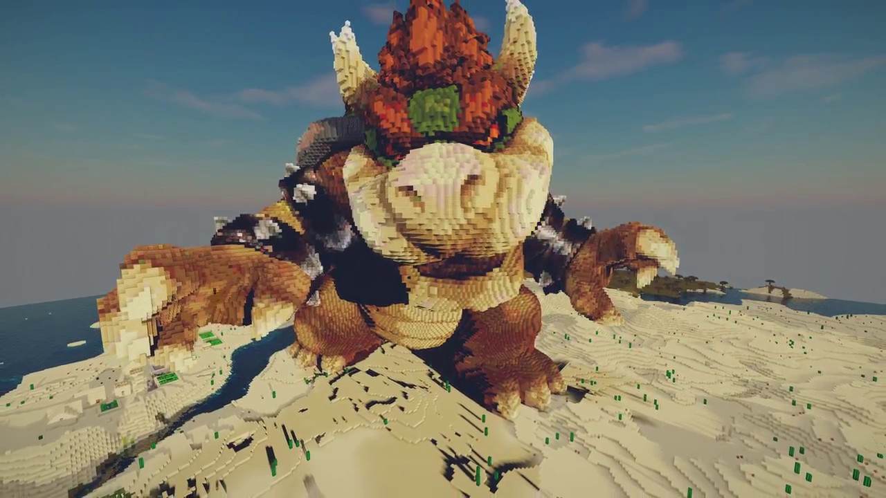 Minecraft Bowser Build