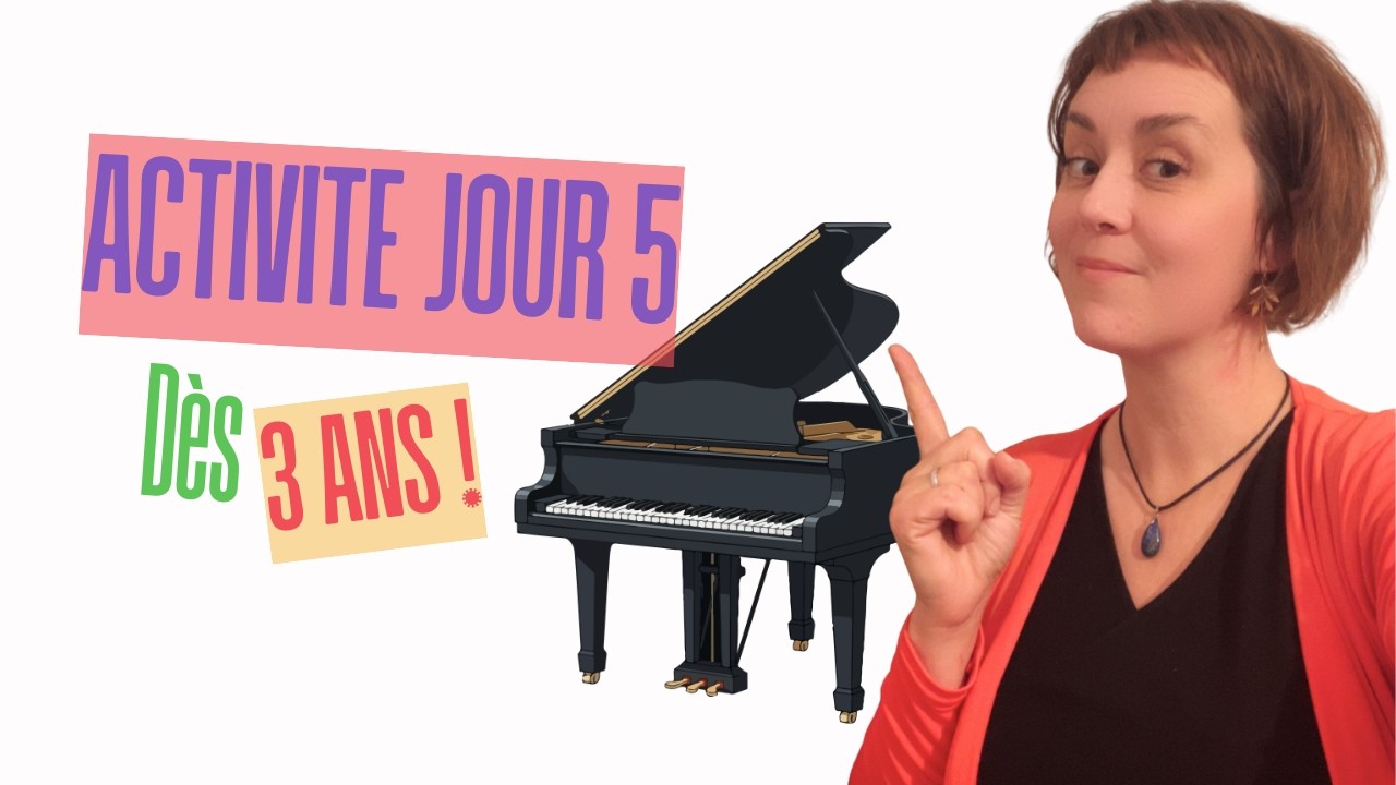 Jour 5 : « Coccinelle Demoiselle » au piano | on chante, on joue, on transpose !