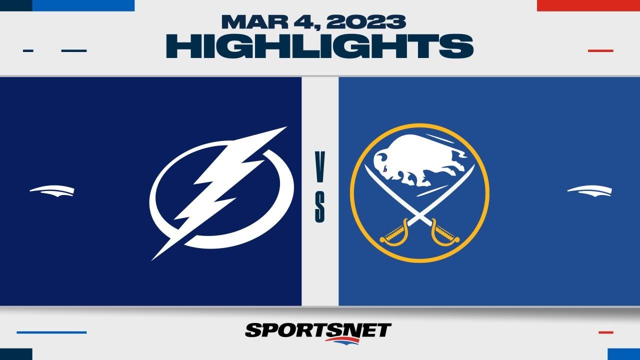 NHL Highlights | Lightning vs. Sabres - March 4, 2023