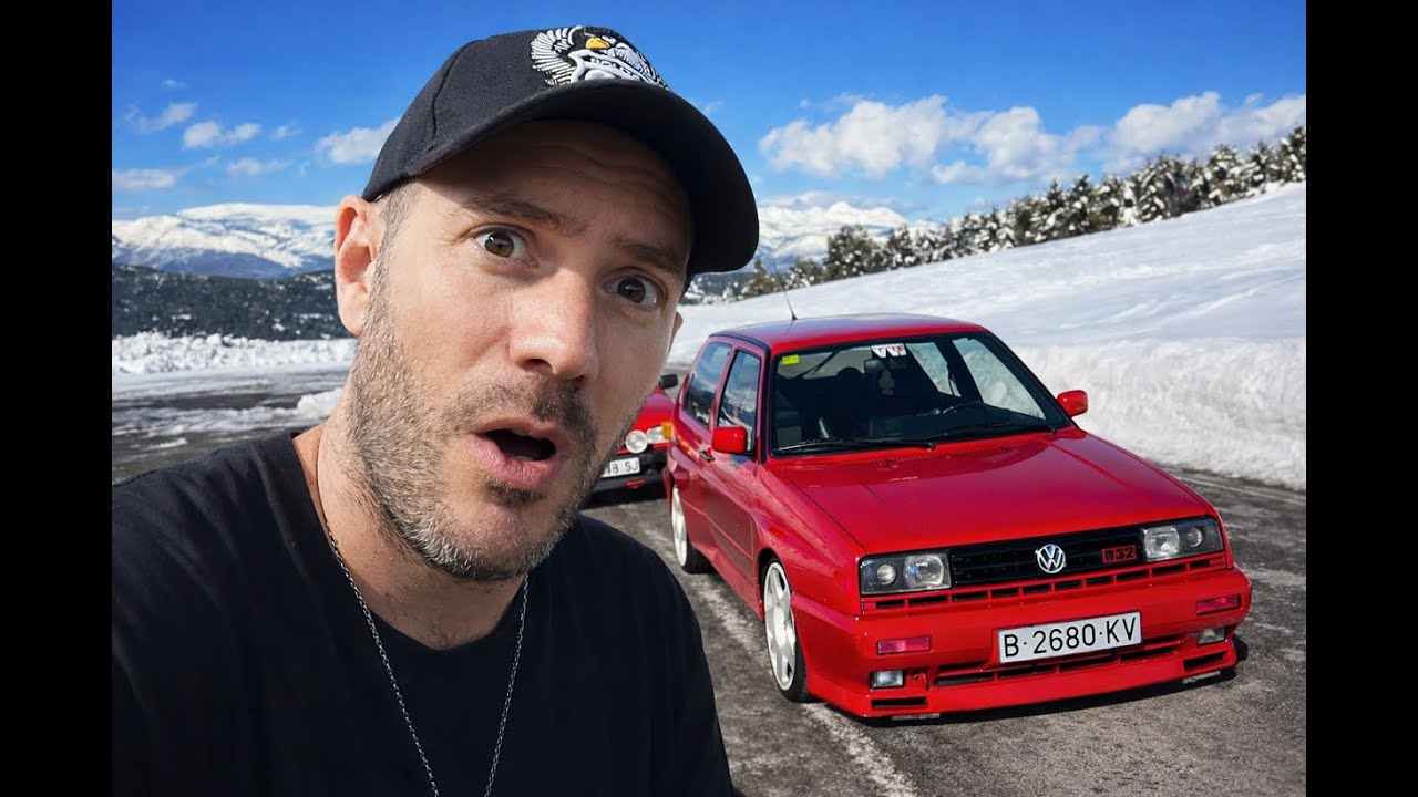👉 Clásicos en los Pirineos nevados: Fiesta XR2 y Golf Rallye con motor R32#GolfRallye