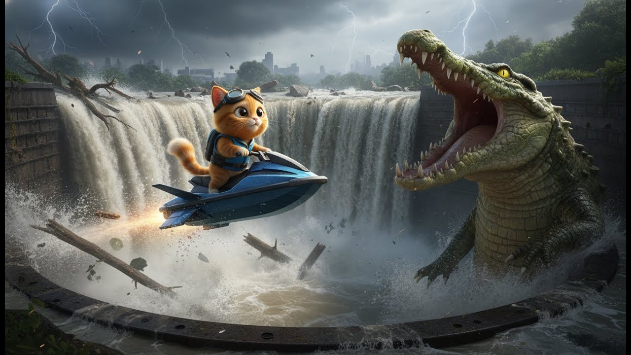 Underground_flowers: Cat story - Kaka's Terrifying Sewer Struggle