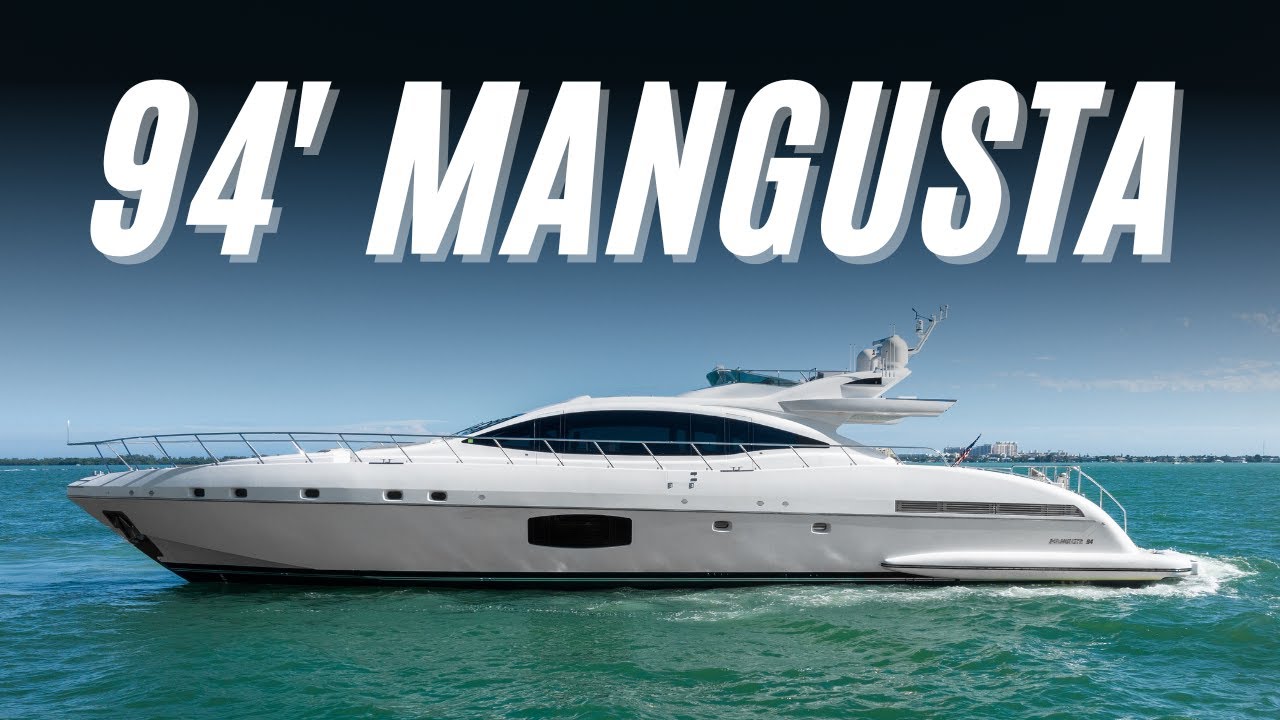 FOR SALE | 2016 94' Mangusta