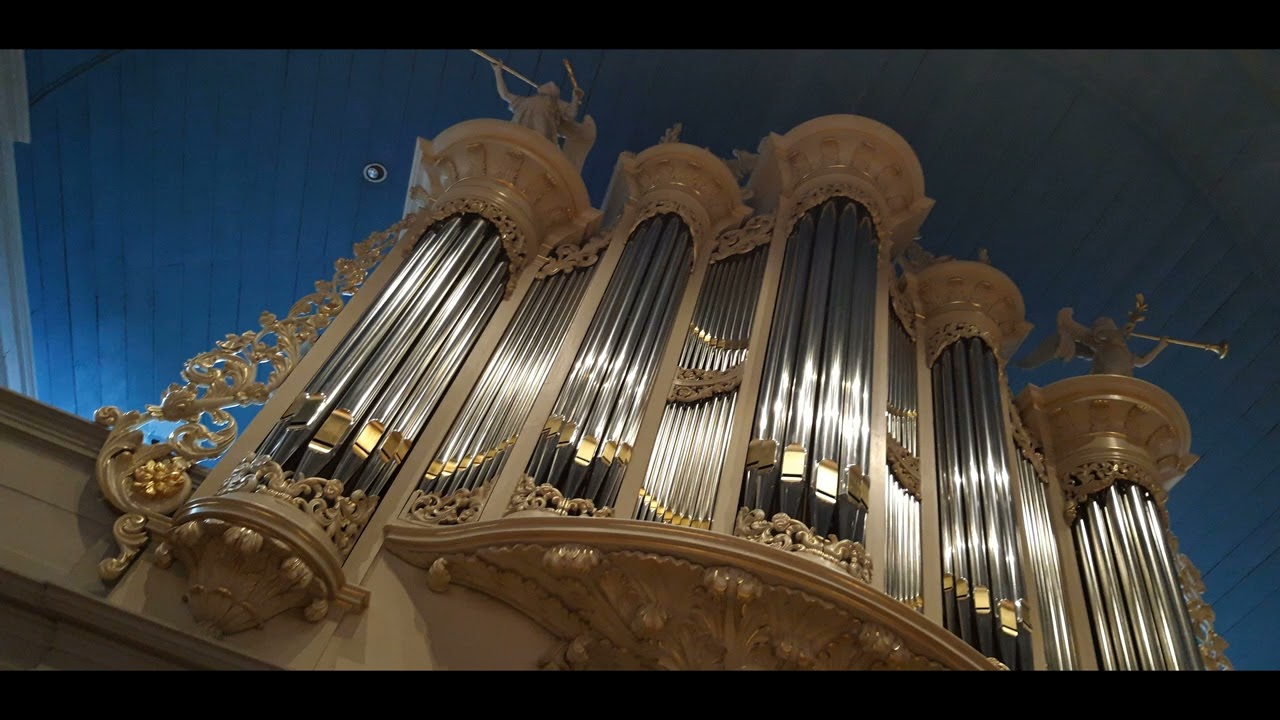 Johann Christoph Kellner : Praeludium in c dur. Jan Dekker Naber Orgel Grote Kerk Sliedrecht.