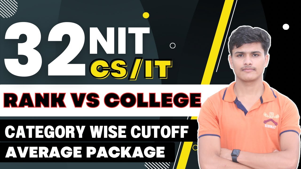 Jee Mains 2022 | Top NIT Colleges in India 2022 | NIT Cutoff & Placement | JEE Mains Rank vs College