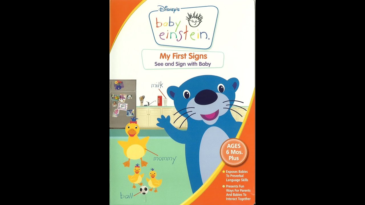 Opening to Baby Einstein: My First Signs 2007 DVD