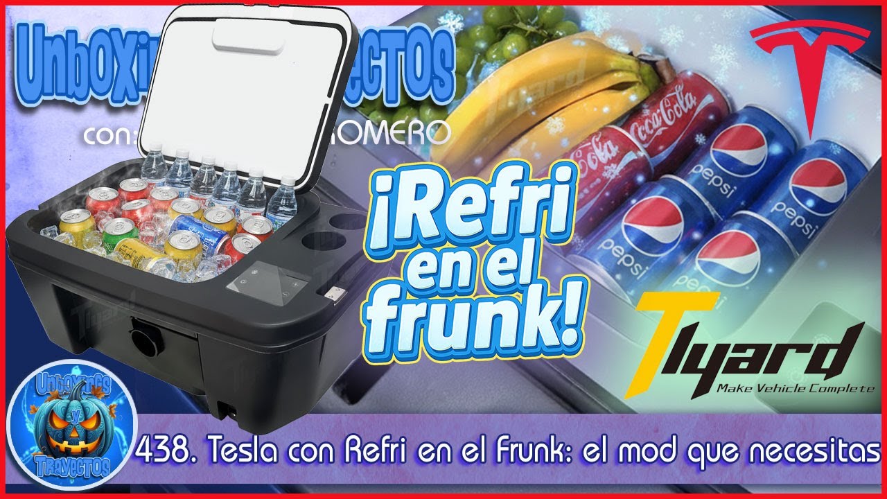 438. Tesla Model Y con Refri TLYARD en el Frunk: el mod que nadie te contó (paso a paso)