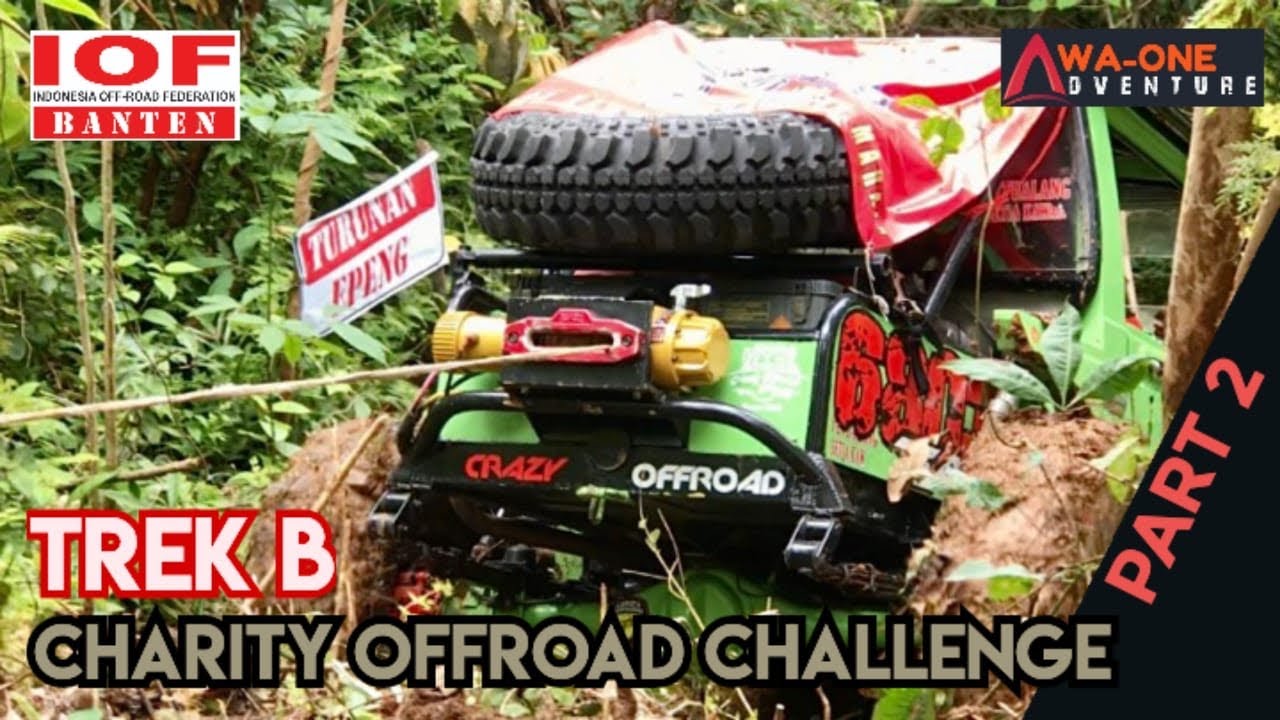 Turunan Extreme‼️Charity Offroad Challenge 2023 Part 2 | Wa-One Adventure#4x4#offroad#offroad4x4