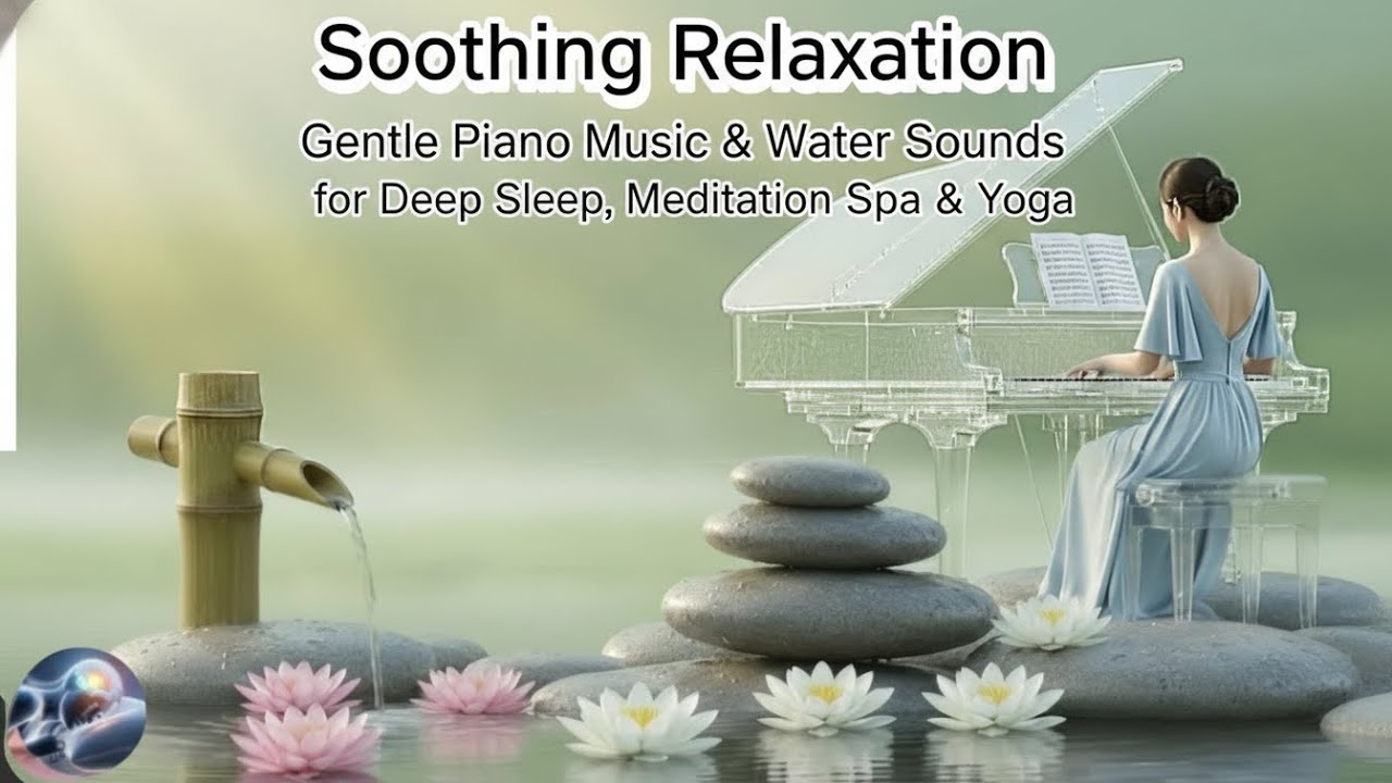 Soothing Relaxation | Gentle Piano Music & Water Sounds for Deep Sleep, Meditation, Spa & Yoga