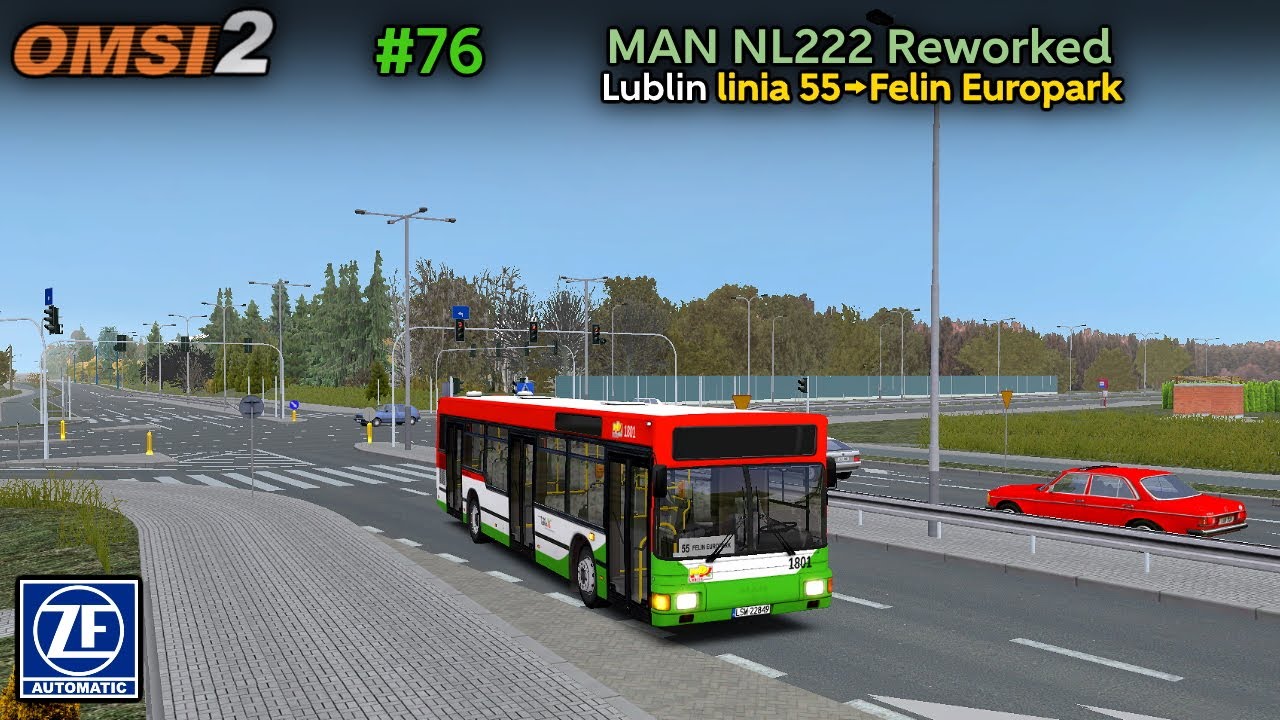 [OMSI 2 #76] MAN NL222 Reworked - Lublin (linia 55)