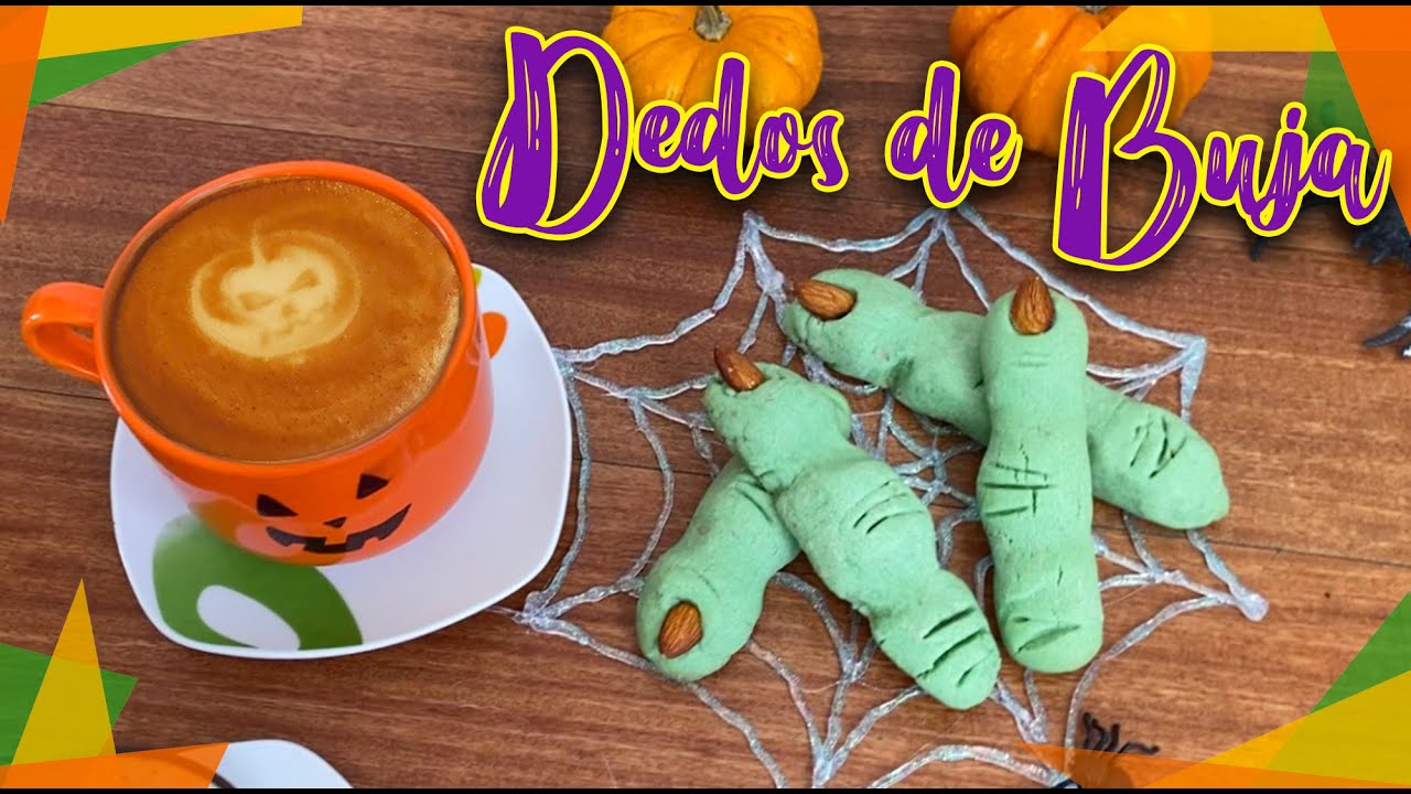 🧙 Deliciosos Dedos de bruja  sabor mantequilla y semillas de Girasol 🎃Galletas de Halloween