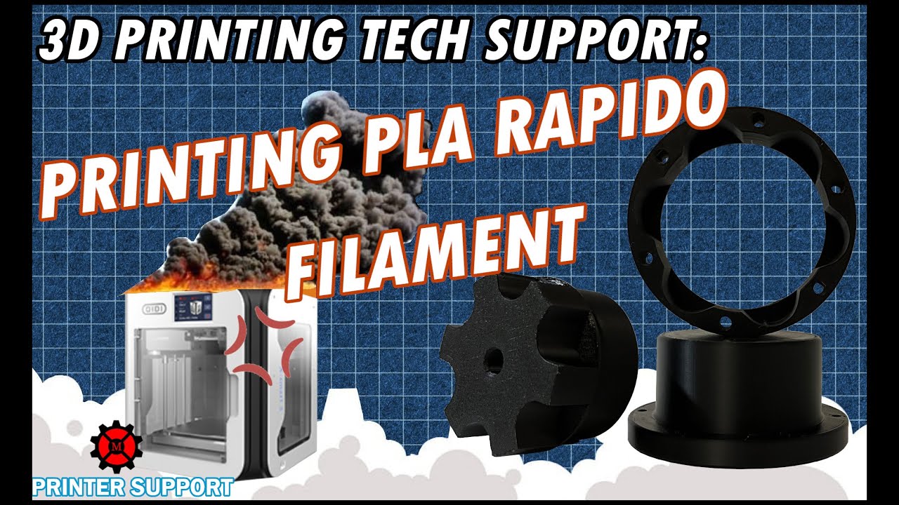 PLA RAPIDO Filament | Decreasing Print Time with Qidi Tech X-System | 3D Printing Tech Support