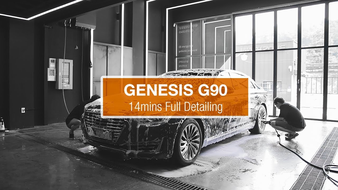 제네시스 G90 (EQ900) 디테일링 (14분 순삭 ver)