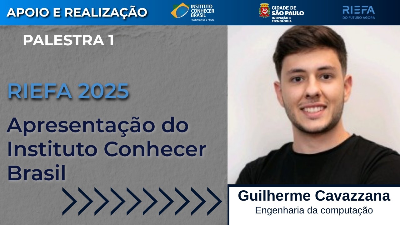 Palestrante Guilherme Cavazzana | RIEFA 2025 #1
