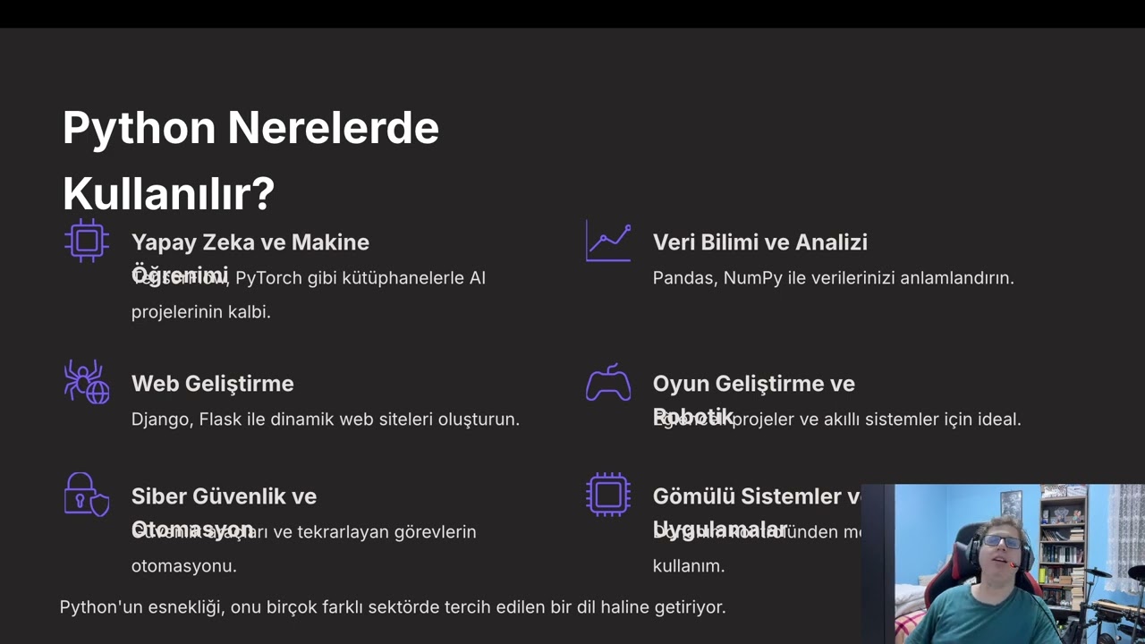 1- Python'a Genel Bakış