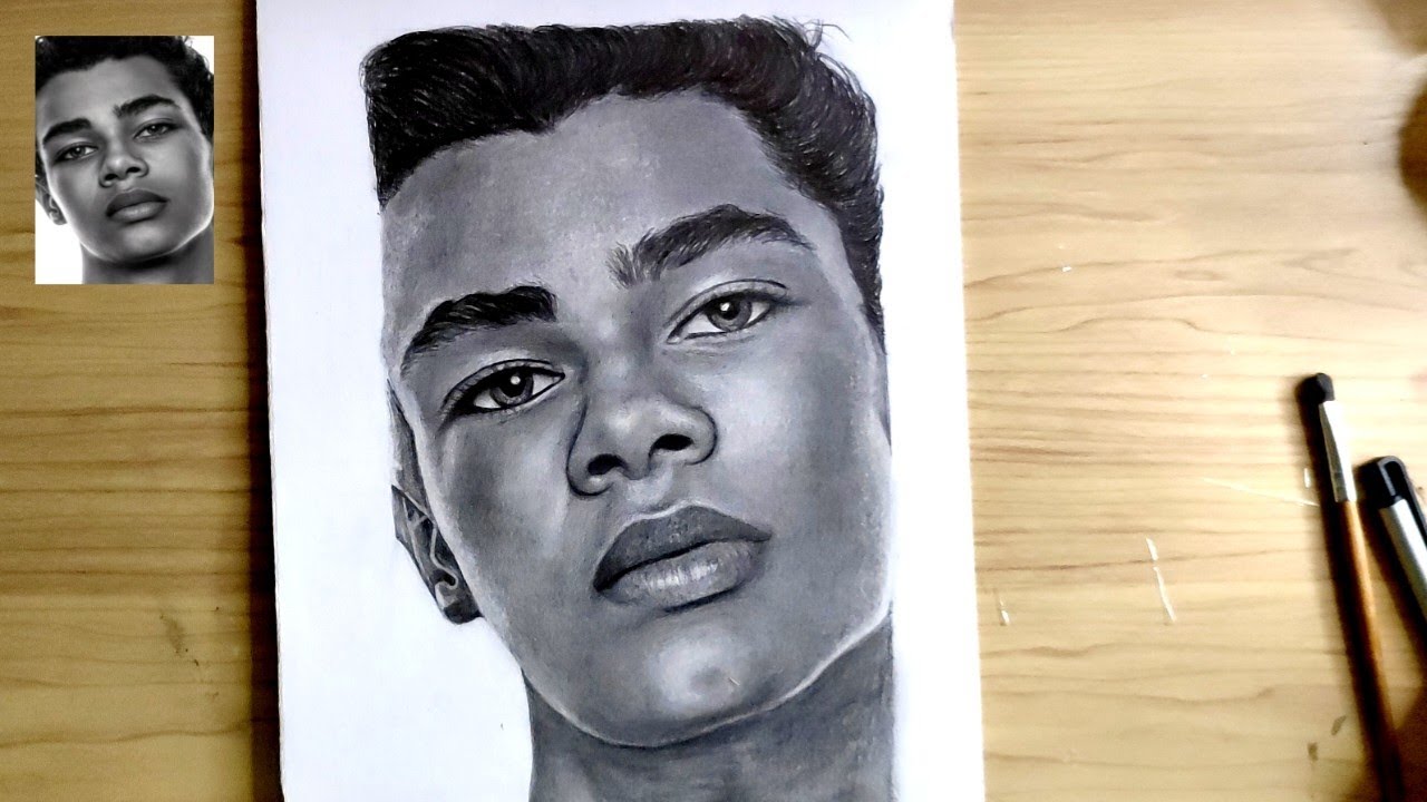 Portrait sketching / start sketching with me 🙂
