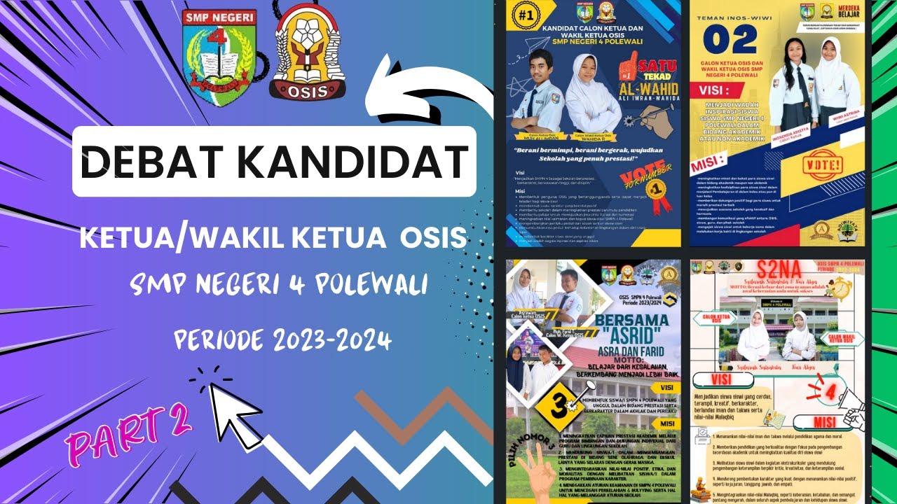 Debat Kandidat Ketua/Wakil Ketua OSIS periode 2023-2024 -- PART 2