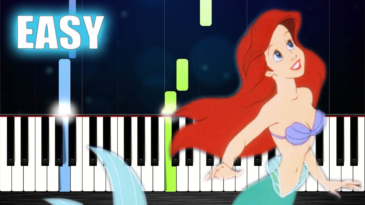 Part Of Your World (The Little Mermaid) - EASY Piano Tutorial