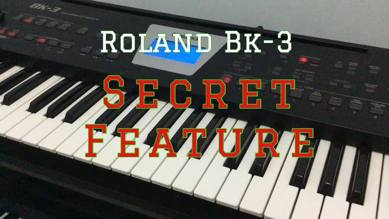 Roland BK-3 Review - Secret Feature