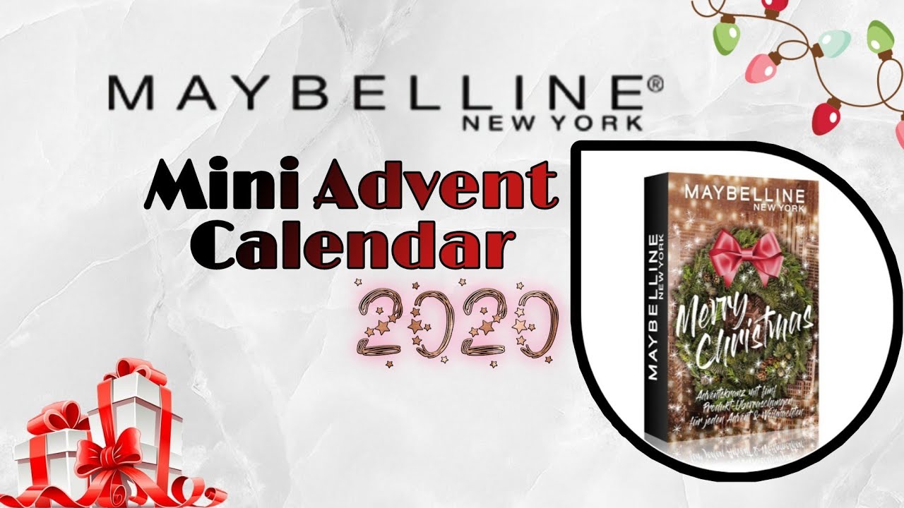 Maybelline Mini Advent Calendar 2020
