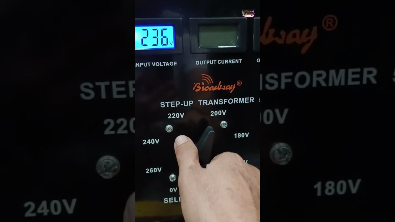 Broadway step up transformer lang pwede na.