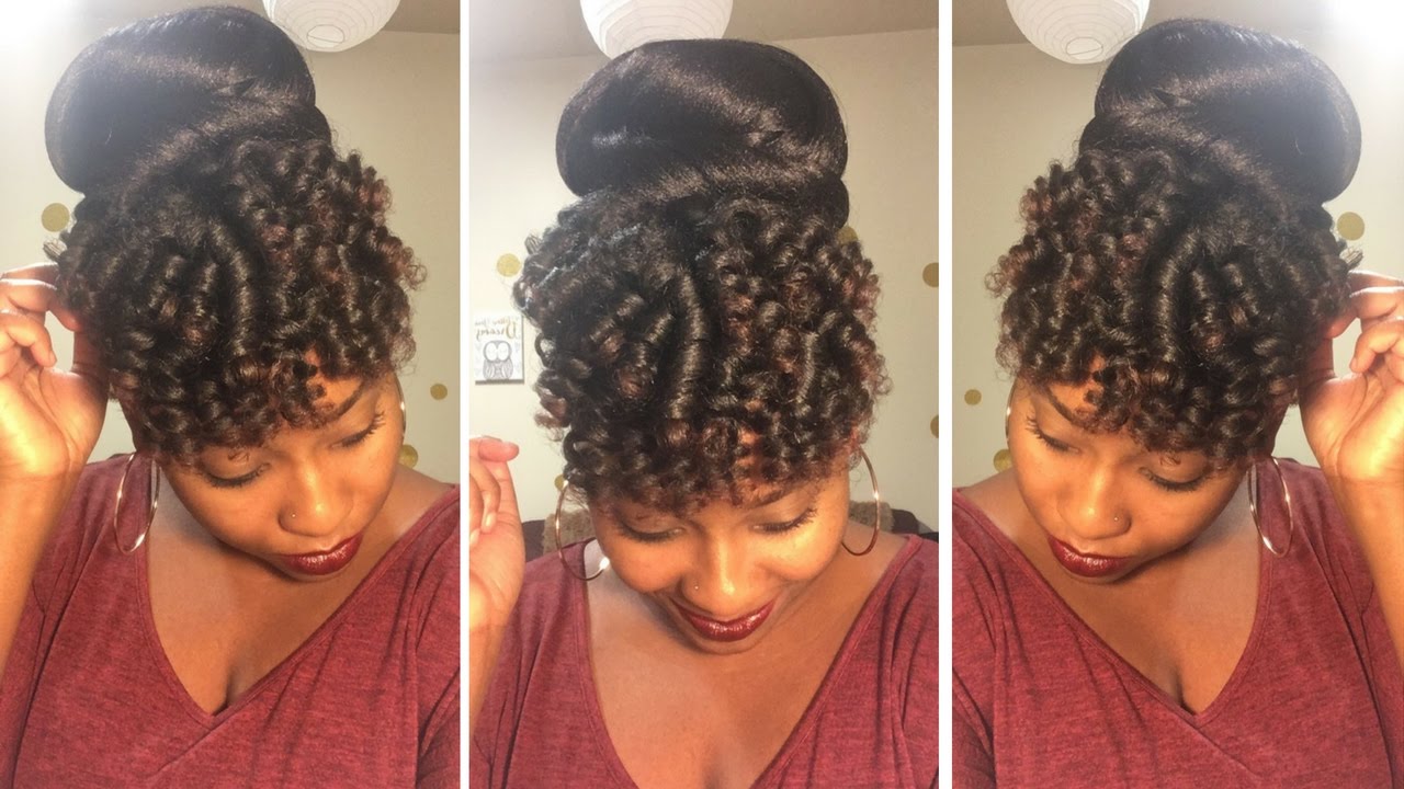 Holiday Hair: NYE Sleek Bun Updo | 4C Natural Hair (As Told By Her)