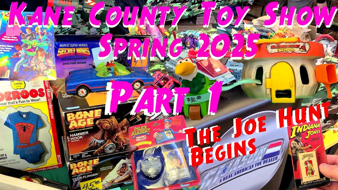 The Vintage Toys of the Chicago Toy Show at Kane County Pt. 1