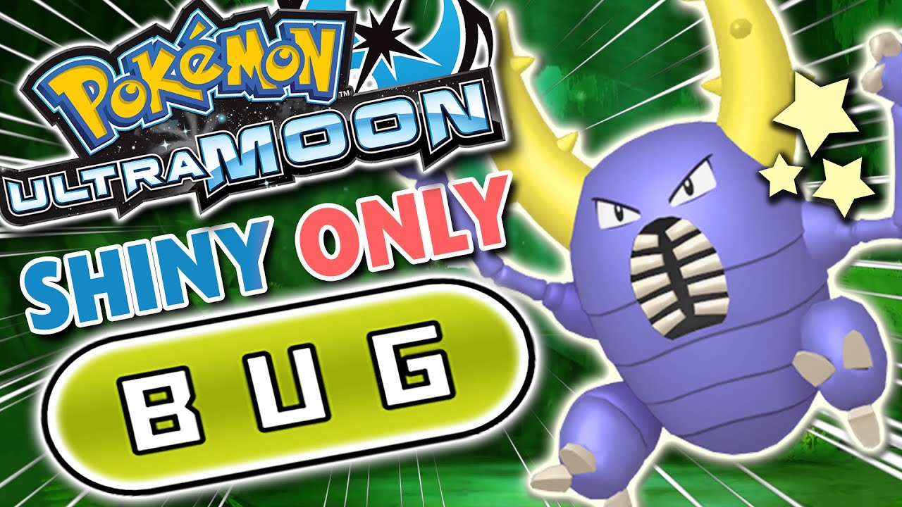 Pokemon Ultra Moon Hardcore Nuzlocke With SHINY BUG Types ONLY