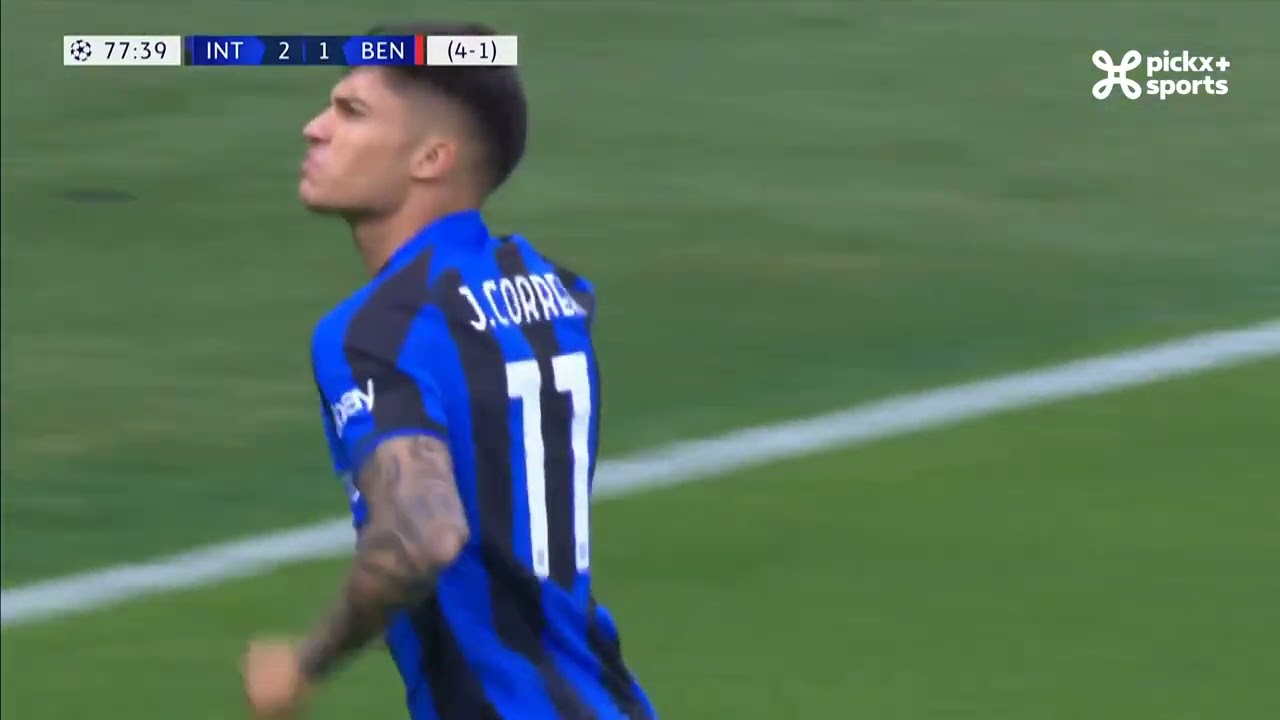 Champions League 19/04/2023 / Goal Correa against Benfica