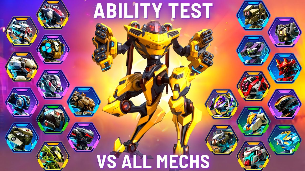 Lacewing Vs All Mechs Ability - Mech Arena