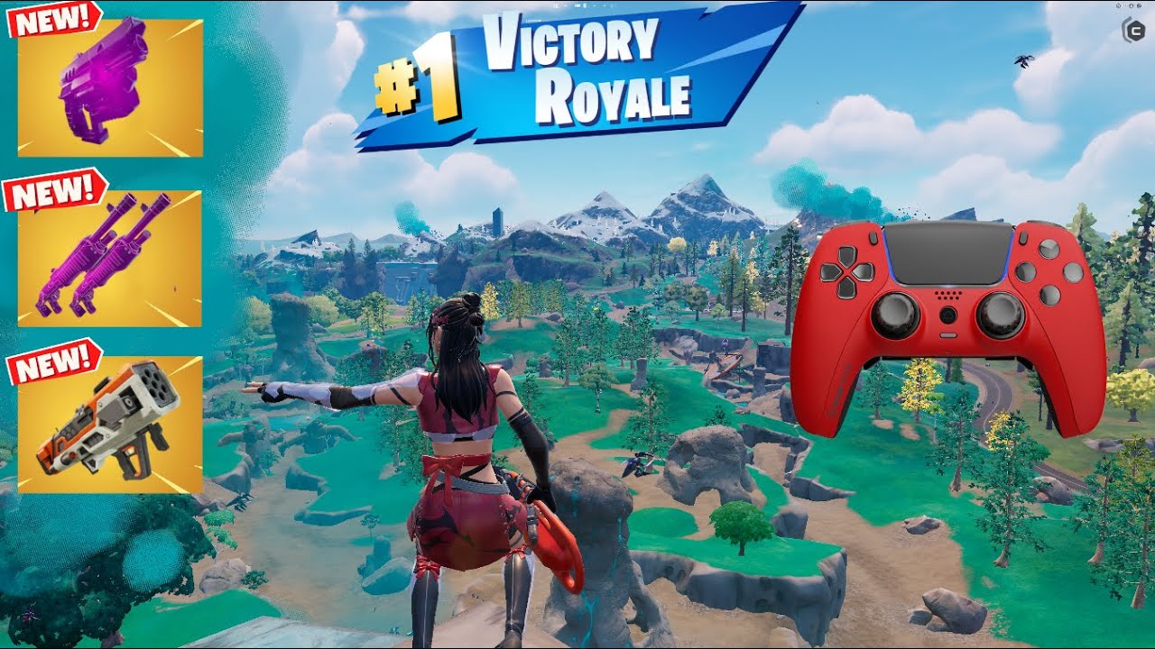*NEW* YOO-MI SKIN Fortnite Chapter 6 Season 4 Gameplay WINS - PS5 Controller🎮Gameplay