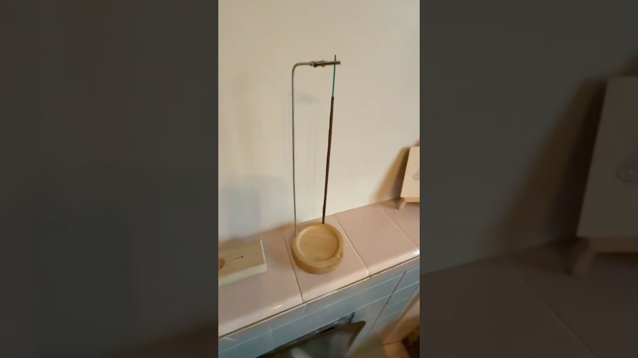 Vertical Incense Burner #woodworking #woodturning