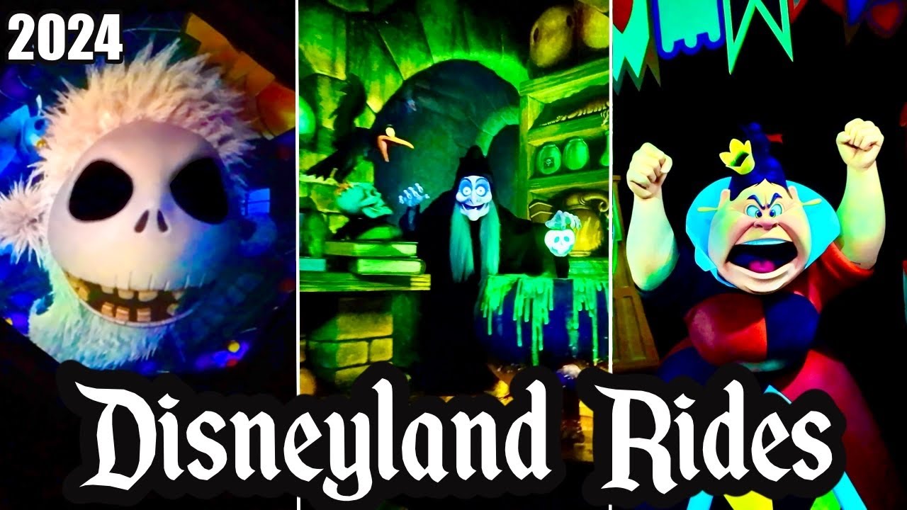 2024 Disneyland Ride Compilation - Haunted Mansion, Thunder Mountain, Matterhorn, Monorail and more…