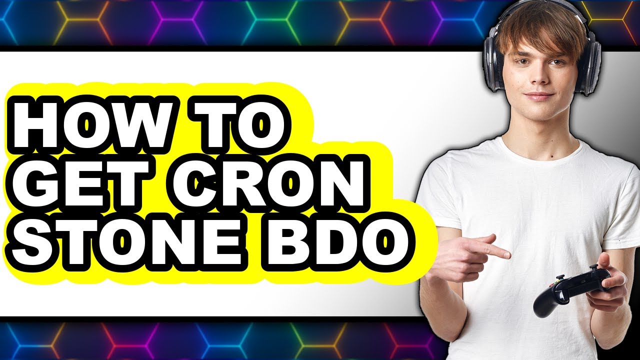 How to Get Cron Stone Bdo (only Way)