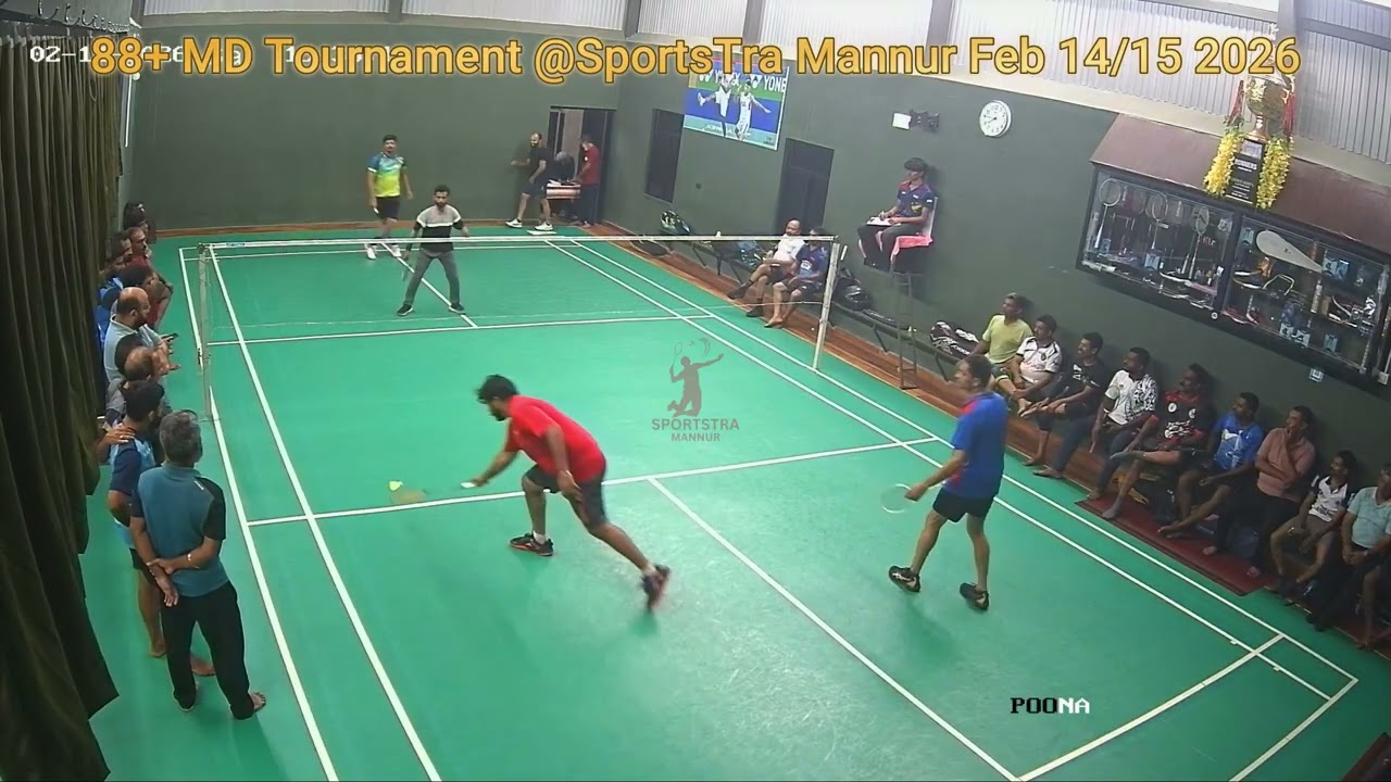 Sumodh Asar SportsTra Vs Jayashankar CSN Ashik AJ - 88+ MD Tournament @SportsTra Mannur Feb 14/15 26