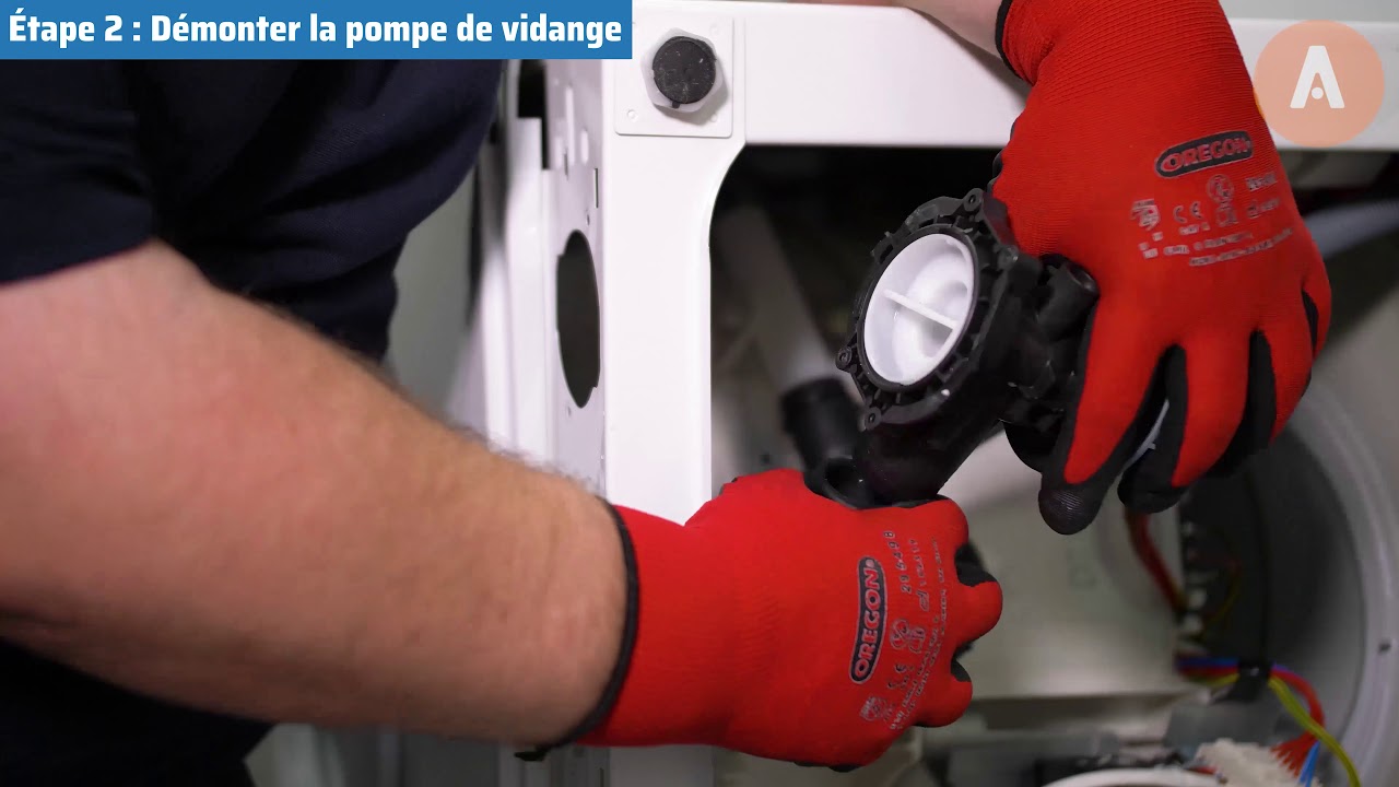 Comment tester et changer la pompe de vidange d'un lave-linge ?