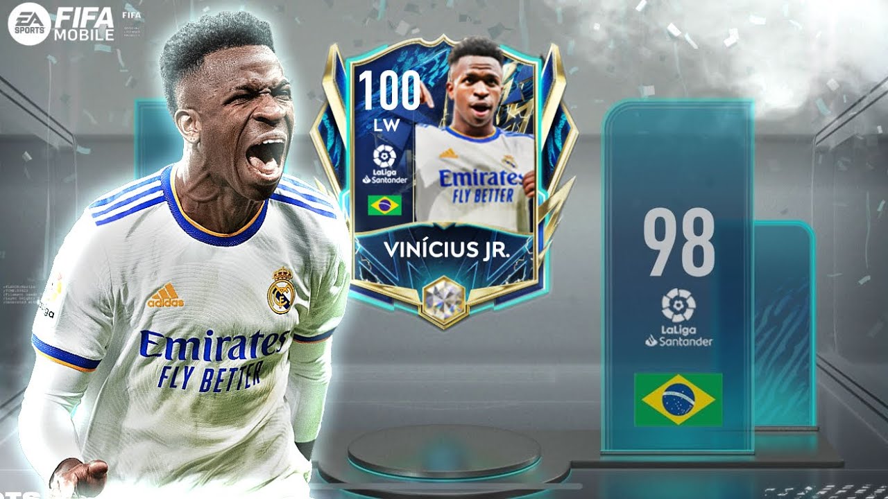 TOTS 98 VINICIUS JR. REVIEW | MINI RONALDINHO | BETTER THAN SON ?! Fifa Mobile 22