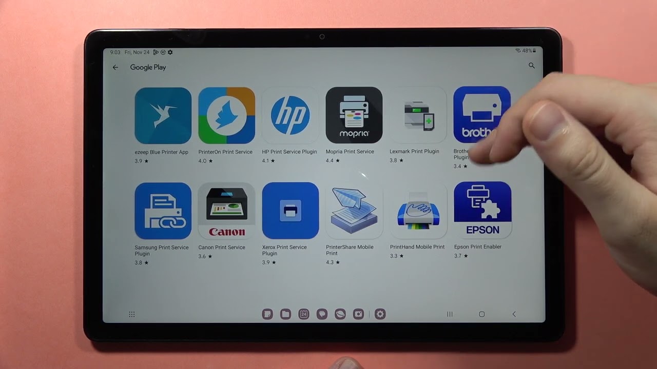 Подключение SAMSUNG Galaxy Tab A9/A9+ к принтеру — беспроводная печать #taba9