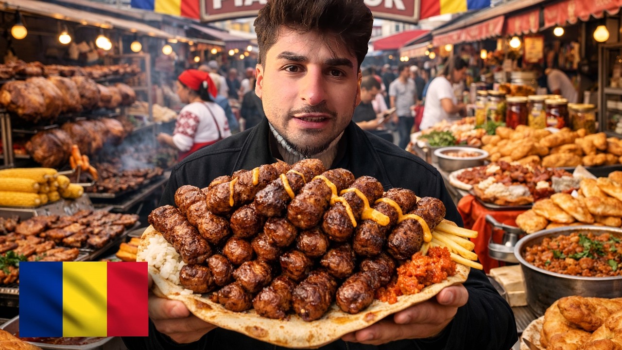 I Tried Legendary Street Food at Romania&rsquo;s Biggest Market 🇷🇴