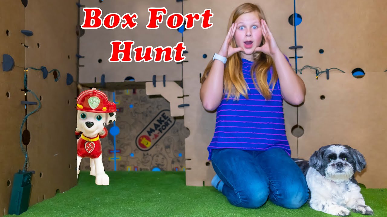 Assistants Giant Box Fort Hunt for Paw Patrol Adventure Bay Playset