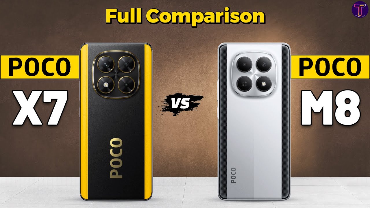 POCO X7 vs POCO M8 : Full Comparison 🤔❓