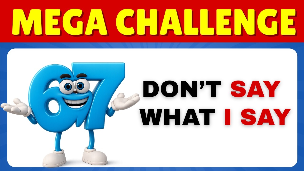 Don’t Say What I Say! 😈 30 Round Mega Challenge | Only 1% Survive!