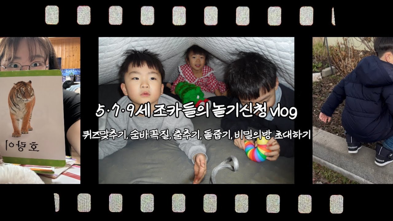 [Vlog] 조카들의 놀기 신청 💌