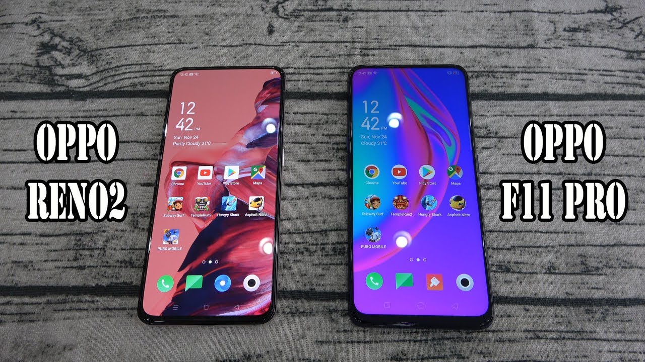 Oppo Reno2 vs Oppo F11 Pro | SpeedTest and Camera comparison
