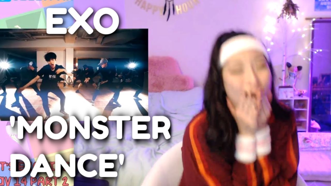 EXO (엑소) 'Monster' Dance Practice + Performance REACTION | EXO-CISE WITH ME (Day 14 Part 2)