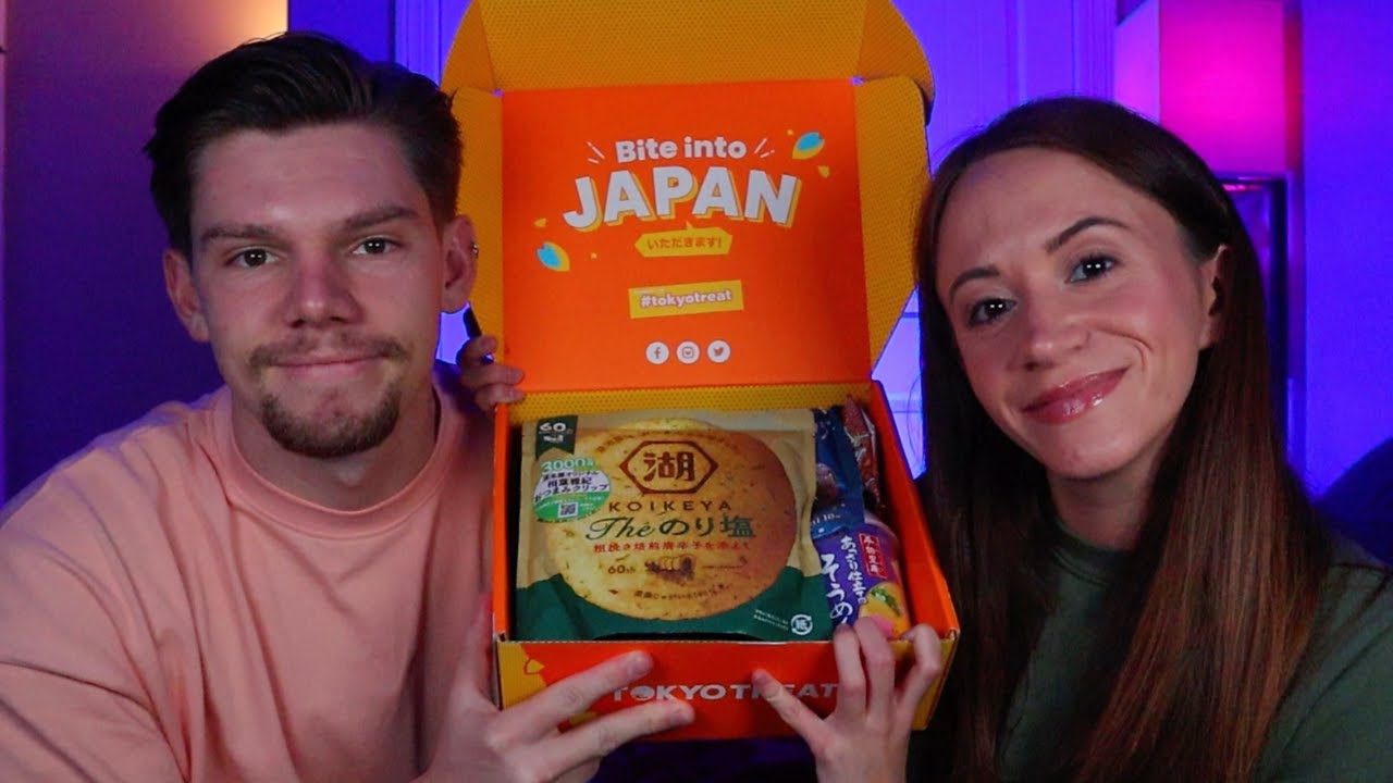 ASMR / Trying Treats From Tokyo w/ My Boyfriend