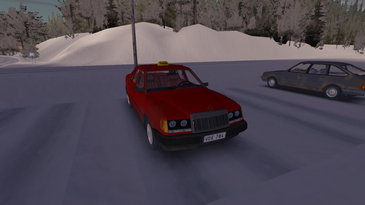 We work in a taxi | My Winter Car