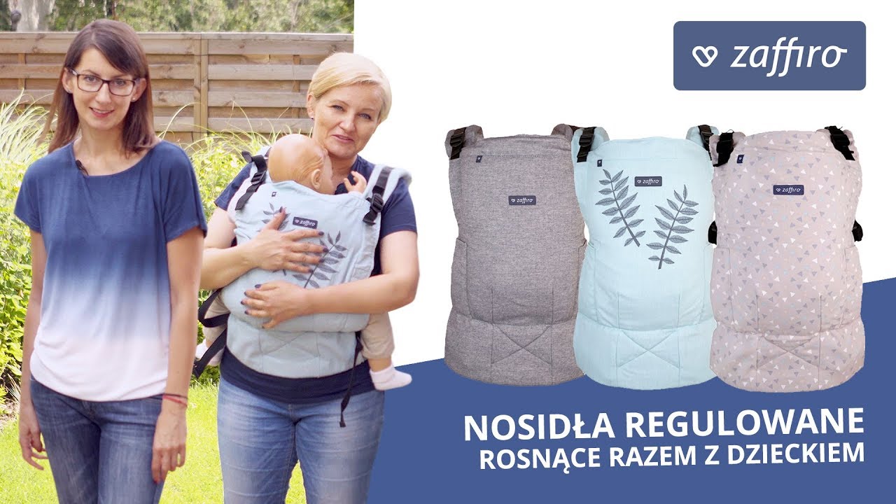 Nosidła regulowane, rosnące razem z dzieckiem - Zaffiro Smart