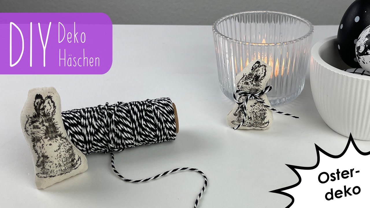 DIY Deko Häschen | Ostern | einfache Nähidee