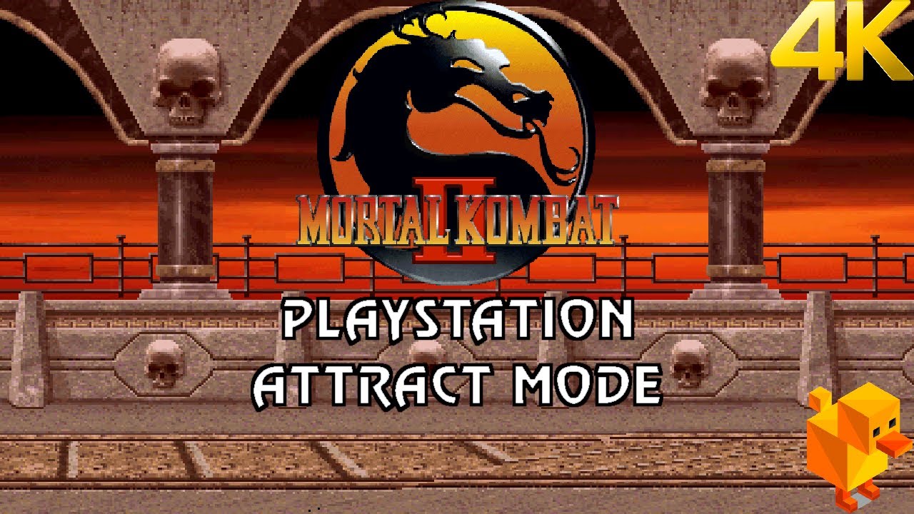 Mortal Kombat II: PlayStation Attract Mode (DuckStation) (4K)