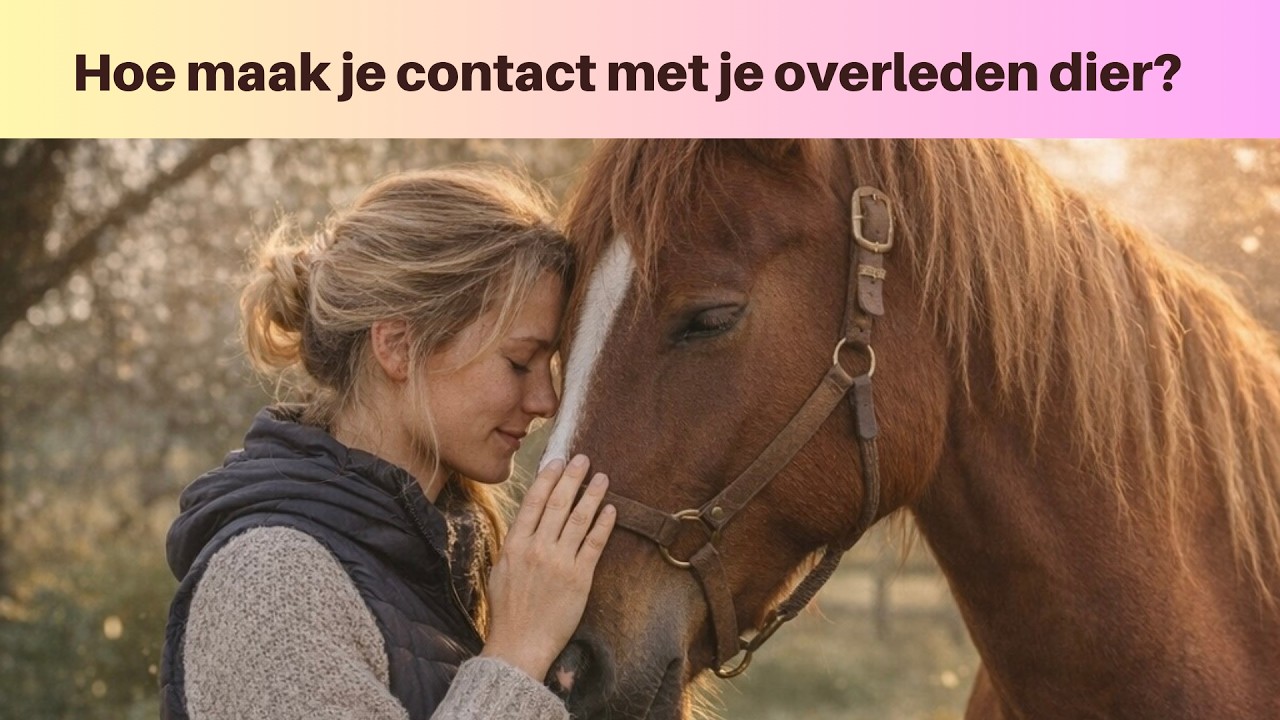 Hoe maak je contact met je overleden dier?
